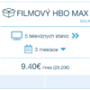 AntikTV Filmovy balik + HBO Max 3m